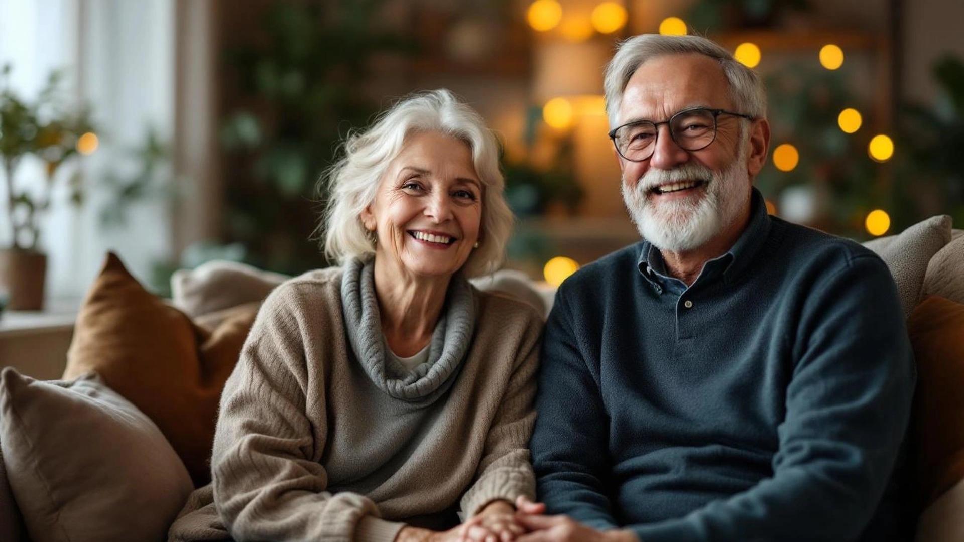 Šťastný senior v parku